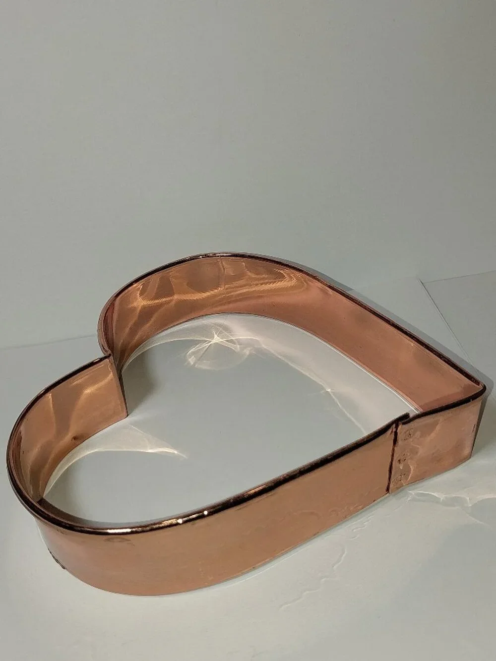 Copper Heart Cookie Cutter 5 1/2